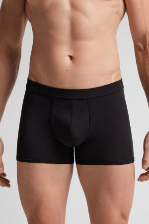 Boxer Intimissimi Natural Fresh Cotton Barbati Negrii | UPIMWC-295