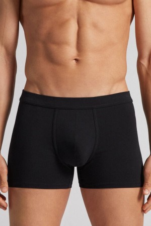 Boxer Intimissimi Superior Cotton Barbati Negrii | YNJOZA-730