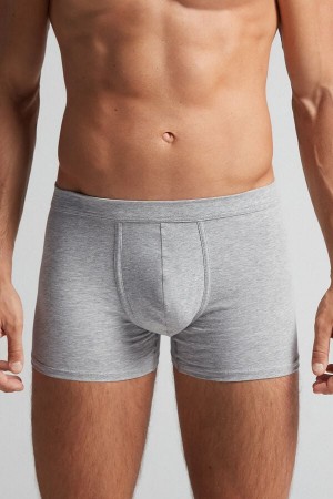 Boxer Intimissimi Superior Cotton Barbati Gri Deschis | JAOHPW-546