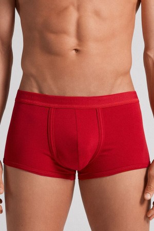 Boxer Intimissimi Superior Cotton With Logo Barbati Rosii Rosii | OHEVAC-382