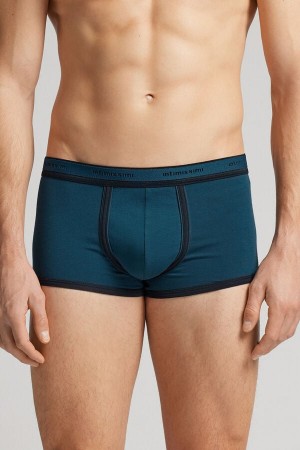 Boxer Intimissimi Superior Cotton With Logo Barbati Verzi | QFGLOR-637