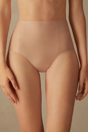 Chiloți Intimissimi Raw-Cut Microfiber Dama Portocalii Bej | MBVXUQ-257