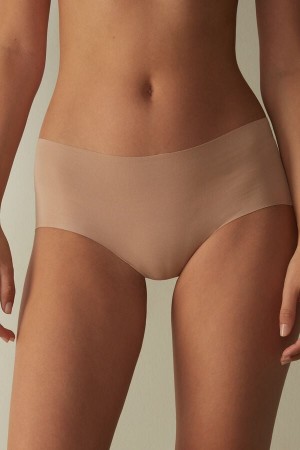 Chiloți Intimissimi Seamless Cotton Hipster Dama Portocalii Bej | VQBUDH-249