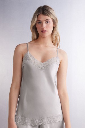 Maiou Intimissimi Lace And Silk Dama Gri | JGLTEM-279