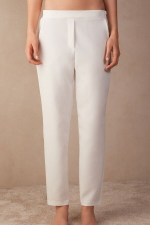 Pantaloni Intimissimi TrouPockets Dama Albi | TWDGAR-083