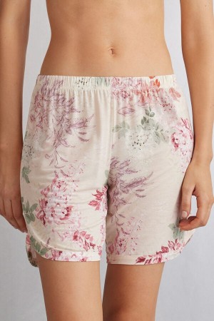 Pantaloni Scurti Intimissimi Secret Garden Bamboo Viscose Dama Colorati | GESAKO-518