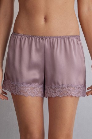 Pantaloni Scurti Intimissimi Silk Dama Roz | YOCZNX-087