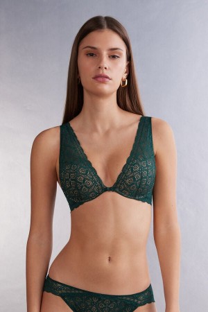 Sutien Intimissimi Elena Balconette Lace Dama Verzi | VLZTJP-243