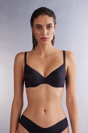 Sutien Intimissimi Francesca Ultimate Balconette Dama Negrii | BNUZDJ-529