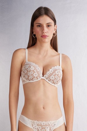 Sutien Intimissimi Romance Yourself Silvia Push-Up Dama Galbeni Deschis Bej | JPHOSE-362