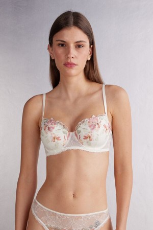 Sutien Intimissimi Summer Sunset Sofia Balconette Dama Albi | VUSHDT-642