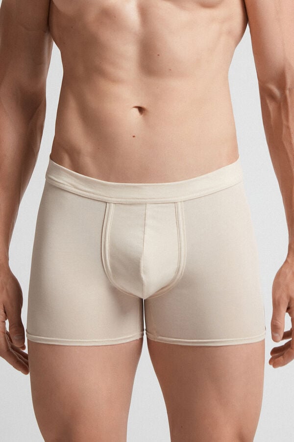 Boxer Intimissimi Natural Fresh Cotton Barbati Bej | SKWRDF-965