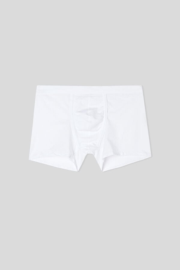 Boxer Intimissimi Natural Fresh Cotton Barbati Albi | MDZUFA-935