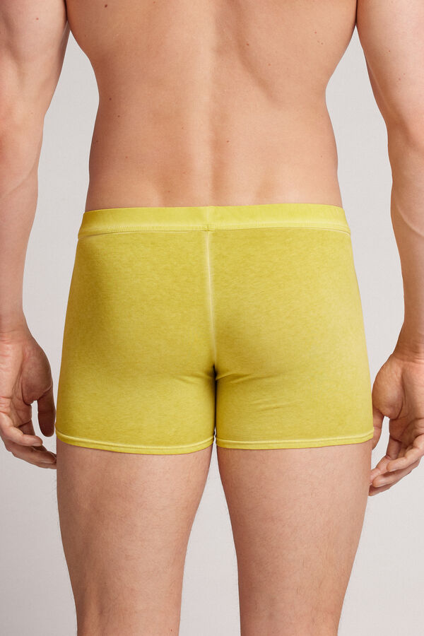 Boxer Intimissimi Natural Fresh Cotton Barbati Galbeni | ZMEFLG-970