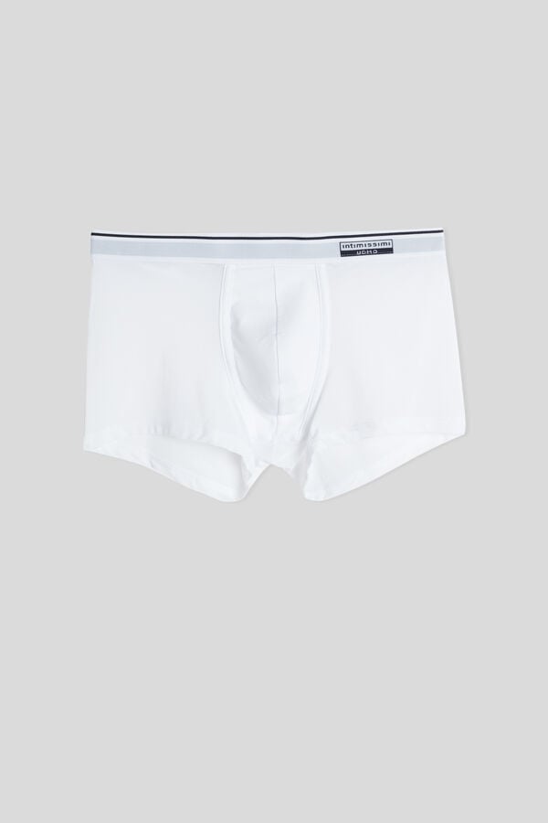 Boxer Intimissimi Super Fresh Micro-Mesh Barbati Albi | FMGPRT-627