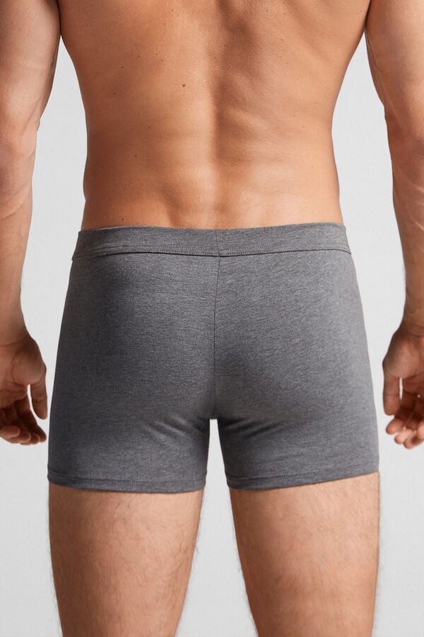 Boxer Intimissimi Superior Cotton Barbati Gri Inchis | QKXGEI-840