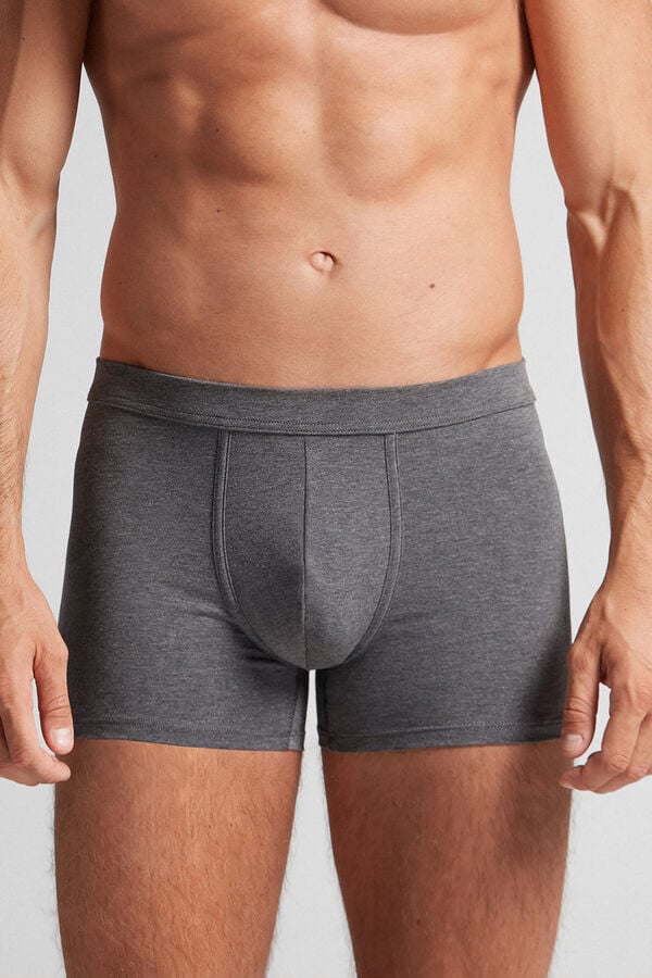 Boxer Intimissimi Superior Cotton Barbati Gri Inchis | QKXGEI-840