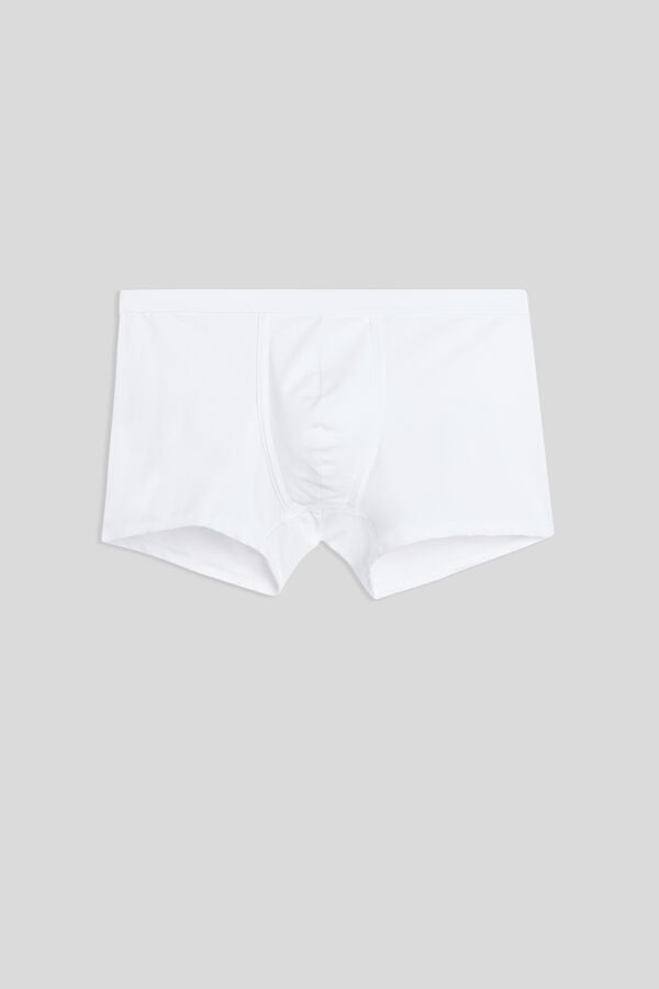 Boxer Intimissimi Superior Cotton Barbati Albi | DCELVK-981