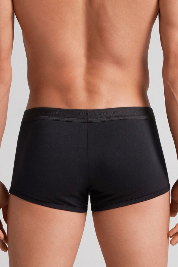 Boxer Intimissimi Superior Cotton With Logo Barbati Negrii Negrii | YFATES-861