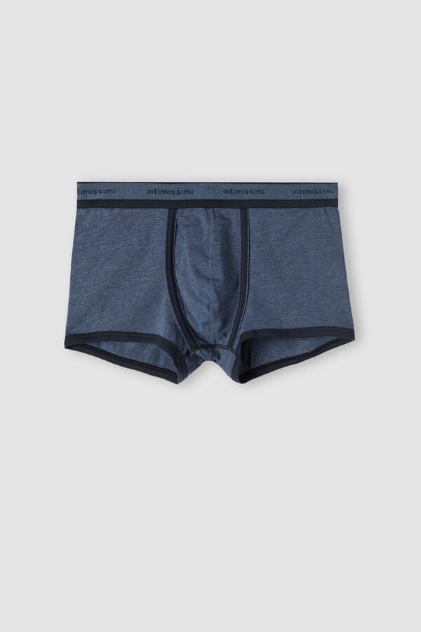 Boxer Intimissimi Superior Cotton With Logo Barbati Albastri Albastri | VAWOYB-617