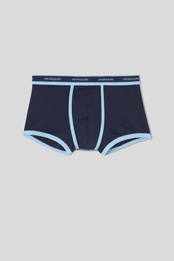 Boxer Intimissimi Superior Cotton With Logo Barbati Bleumarin | JYOCFQ-813