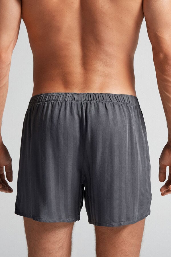 Boxer Intimissimi Woven Modal Barbati Gri | VIBSTE-751