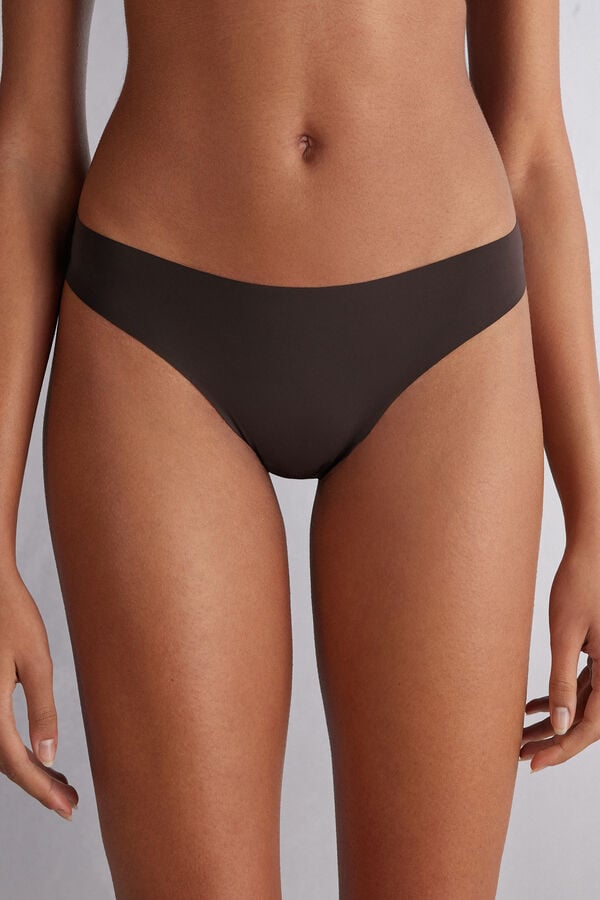 Chiloți Intimissimi Brazilian Seamless Ultra Light Microfiber Dama Bej Maro | IEAWDG-493