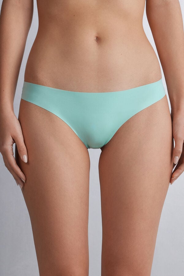 Chiloți Intimissimi Brazilian Seamless Ultra Light Microfiber Dama Verzi | ANWMBR-438