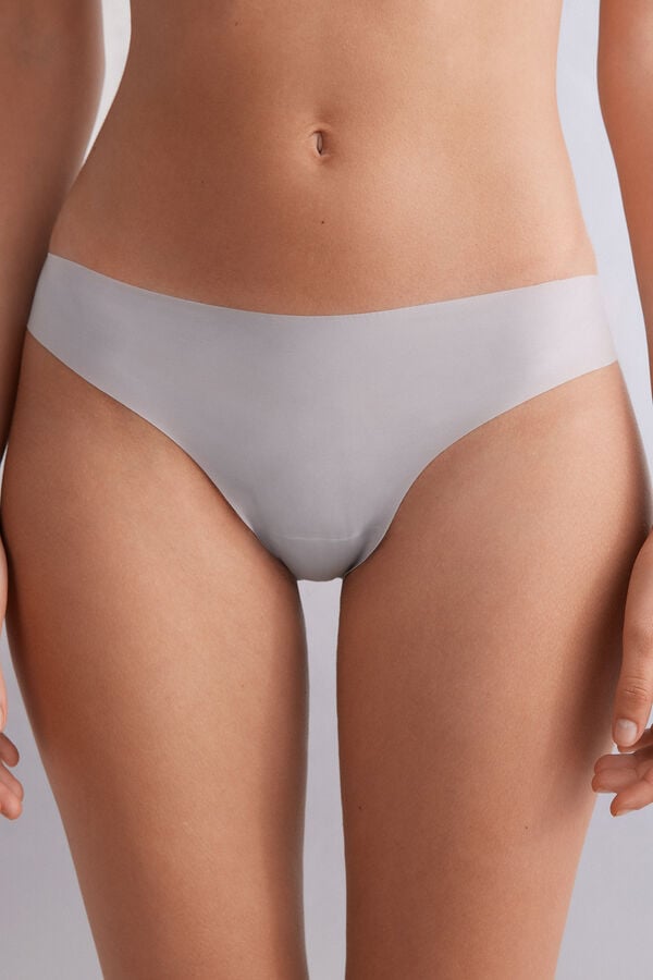 Chiloți Intimissimi Brazilian Seamless Ultra Light Microfiber Dama Gri | ECOWGY-175