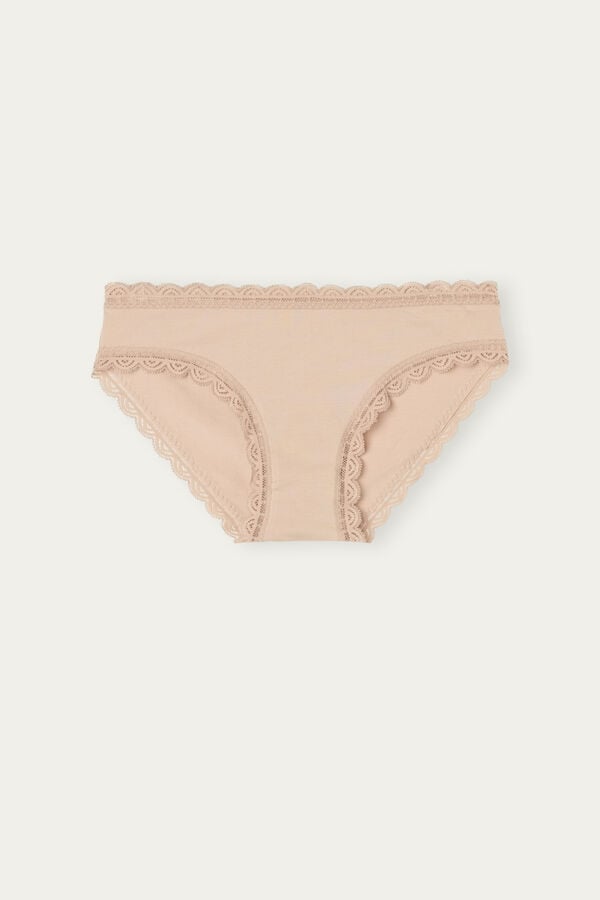 Chiloți Intimissimi Cotton And Lace Dama Portocalii Bej | FNHYWD-053