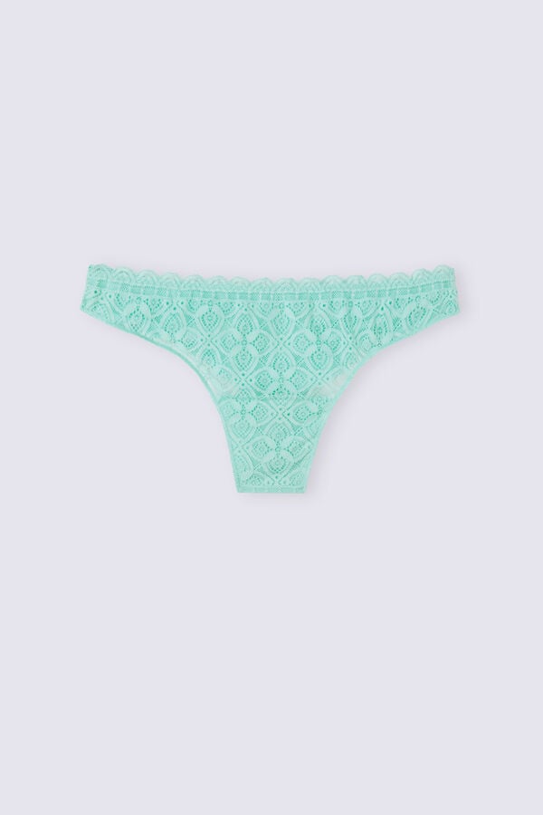 Chiloți Intimissimi Lace And Microfiberzilian Dama Verzi | JMWNXG-025