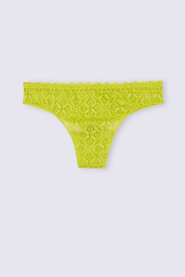 Chiloți Intimissimi Lace And Microfiberzilian Dama Verzi | QRUXLP-412