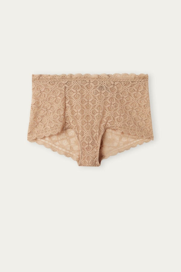 Chiloți Intimissimi Lace High Waist Hipster Dama Portocalii Bej | WRJNFX-750