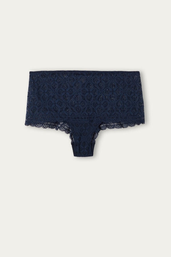 Chiloți Intimissimi Lace Hipster Dama Albastri | IYROEN-783