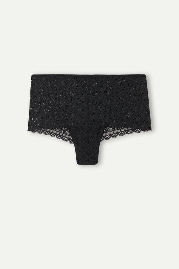 Chiloți Intimissimi Lace Hipster Dama Negrii | BVHYSJ-359