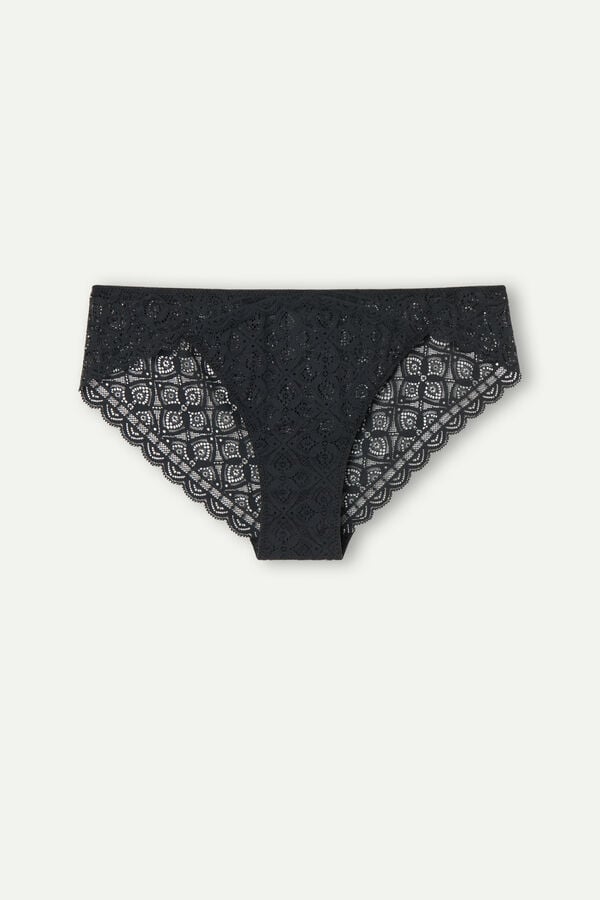 Chiloți Intimissimi Low Rise Lace Dama Negrii | LKWYPM-735