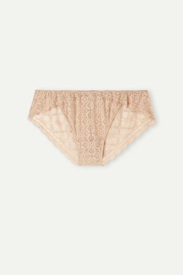 Chiloți Intimissimi Low Rise Lace Dama Portocalii Bej | VOLAJD-147