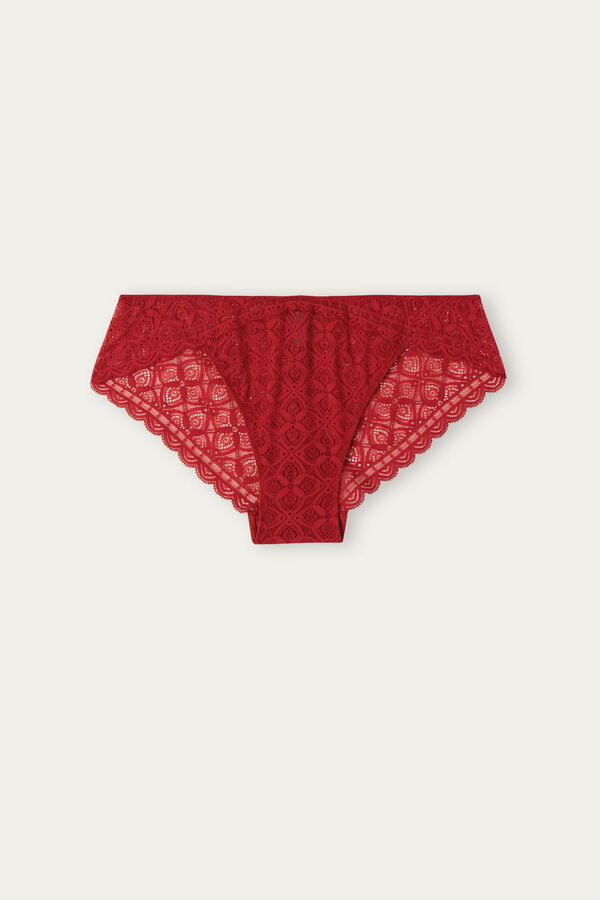 Chiloți Intimissimi Low Rise Lace Dama Rosii | KRTMOI-281