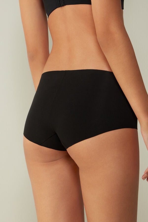 Chiloți Intimissimi Seamless Cotton Hipster Dama Negrii | KDVEQL-285