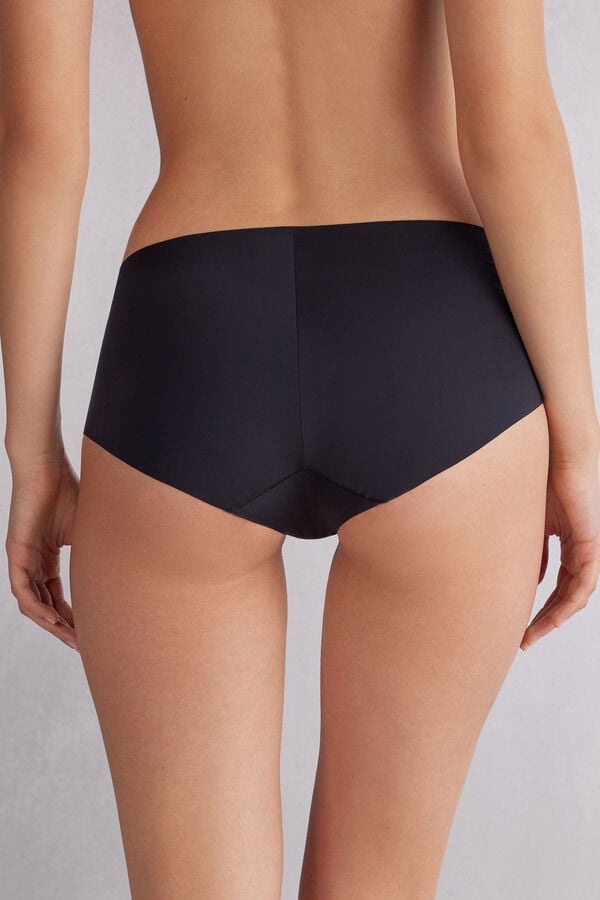 Chiloți Intimissimi Seamless Microfiber Hipster Dama Negrii | KBTULA-578