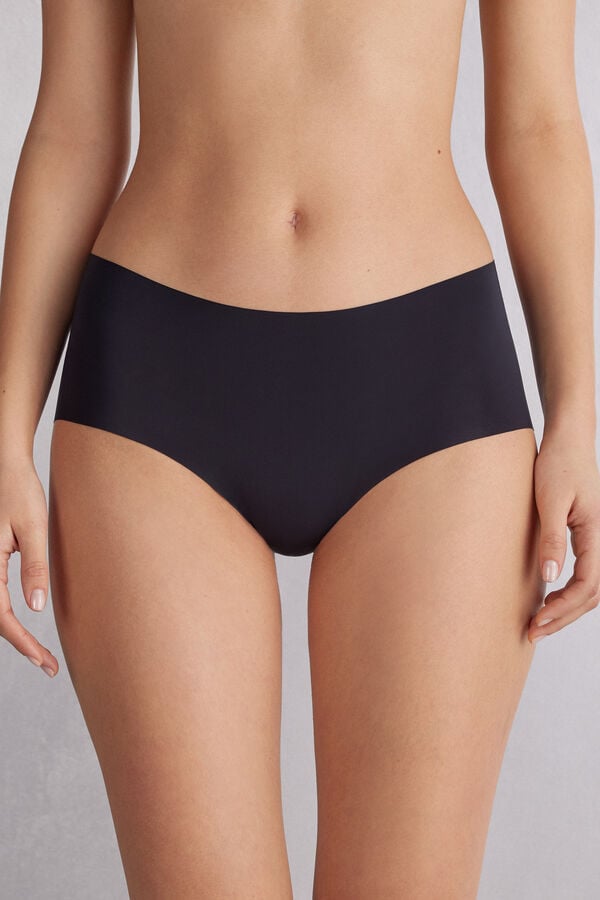 Chiloți Intimissimi Seamless Microfiber Hipster Dama Negrii | KBTULA-578