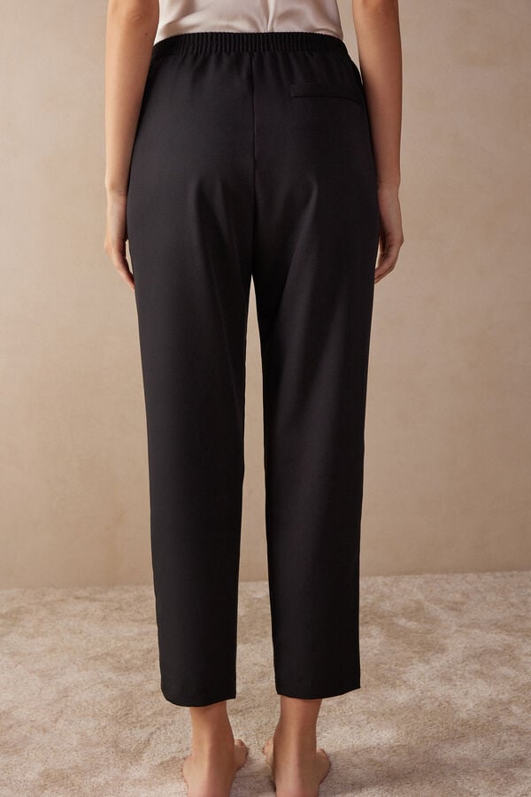 Pantaloni Intimissimi Full Length With Pockets Dama Negrii | UMQAND-192