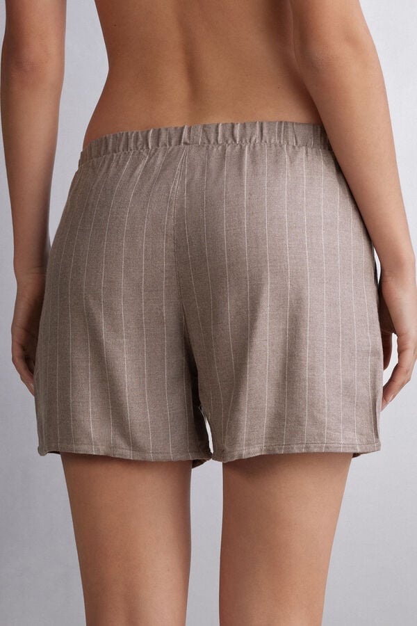 Pantaloni Scurti Intimissimi Comfort First Woven Modal Dama Bej | LRPHIY-510