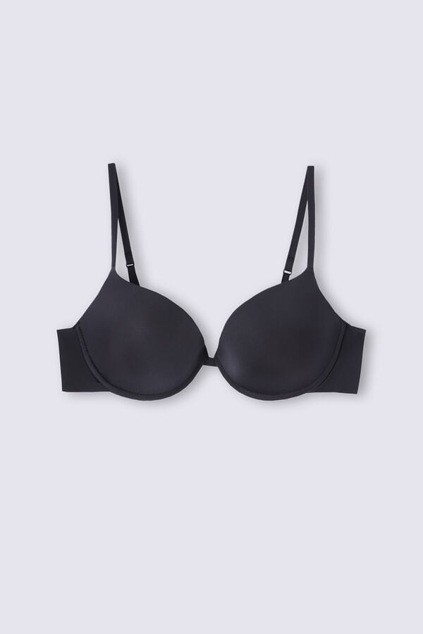 Sutien Intimissimi Bellissima Push-Up Ultralight Microfiber Dama Negrii | KFUXQR-927