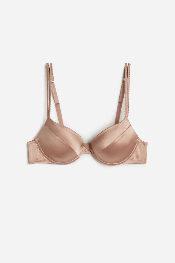 Sutien Intimissimi Bellissima Silk Push-Up Dama Roz | SUEVDN-912