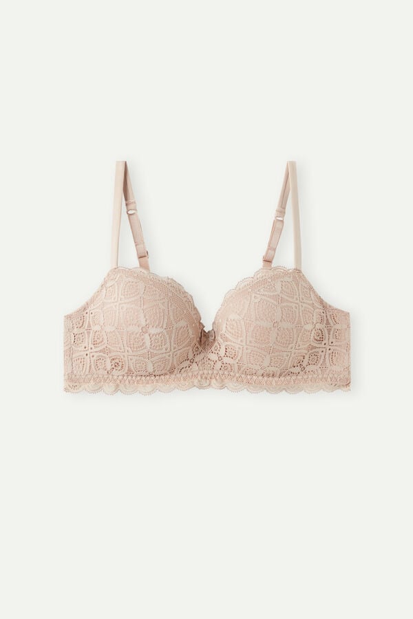 Sutien Intimissimi Claudia Balconette Lace Dama Portocalii Bej | JGSXCI-901