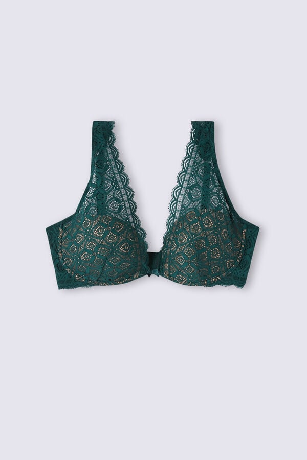 Sutien Intimissimi Elena Balconette Lace Dama Verzi | VLZTJP-243