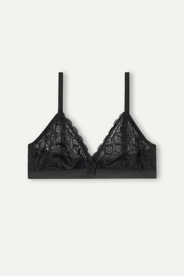 Sutien Intimissimi Emma Triangle Lace Dama Negrii | YQFCVM-514