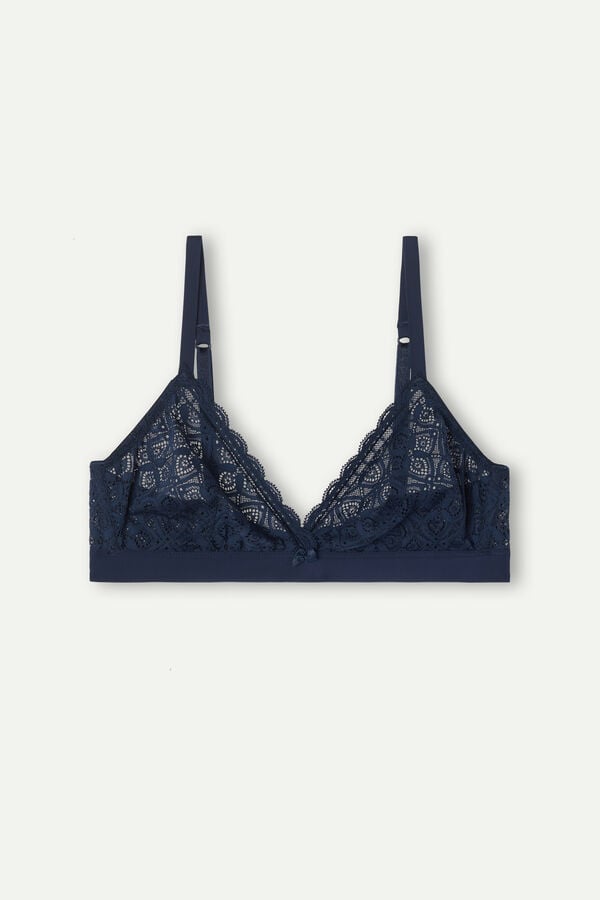 Sutien Intimissimi Emma Triangle Lace Dama Albastri | OCIBHZ-950