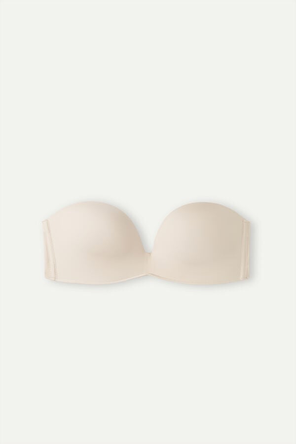 Sutien Intimissimi Laura Bandeau Ultralight Microfiber Dama Albi Roz | FHLCVN-093